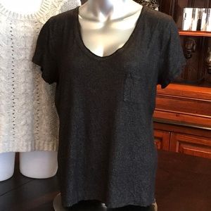 Rock & Republic ShortSleeve Black Tee with Shimmer